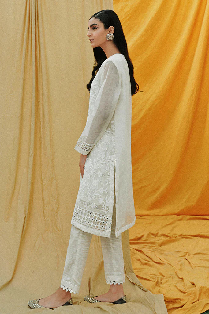 IVORY GLAZE EMBROIDERED SHIRT