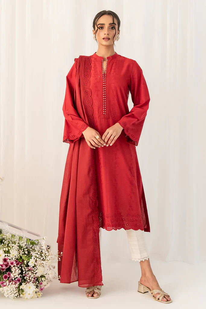 SCARLET SAGE-2PC (SHIRT & DUPATTA)