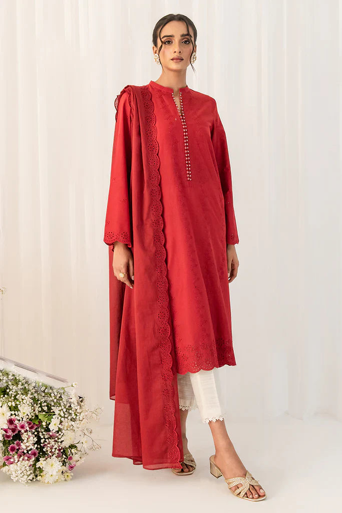 SCARLET SAGE-2PC (SHIRT & DUPATTA)