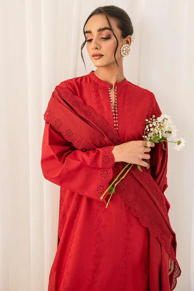 SCARLET SAGE-2PC (SHIRT & DUPATTA)