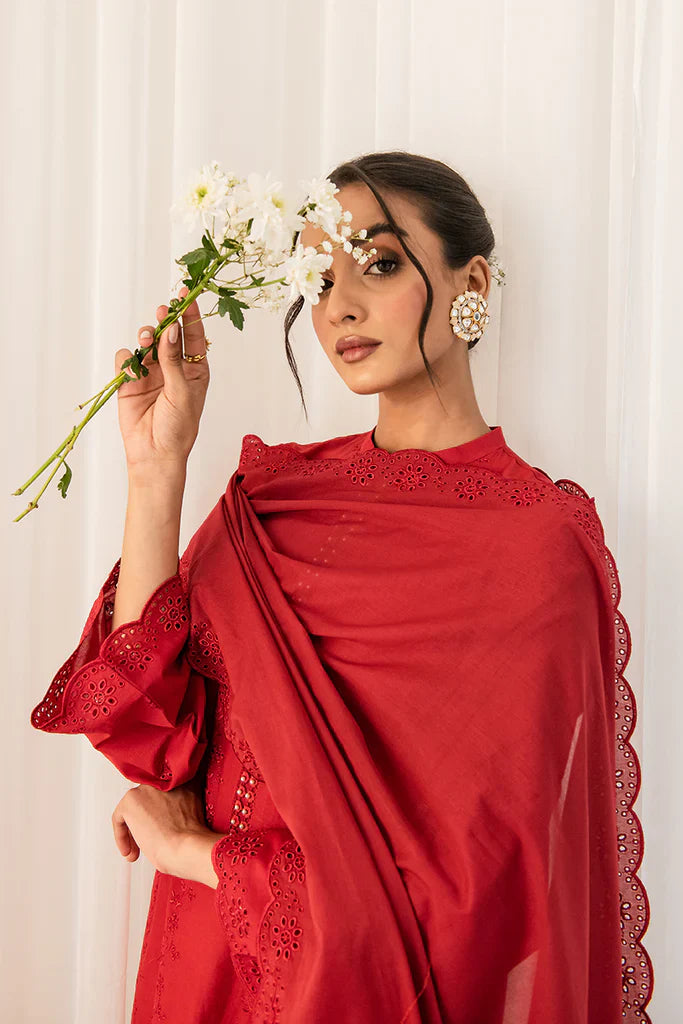 SCARLET SAGE-2PC (SHIRT & DUPATTA)