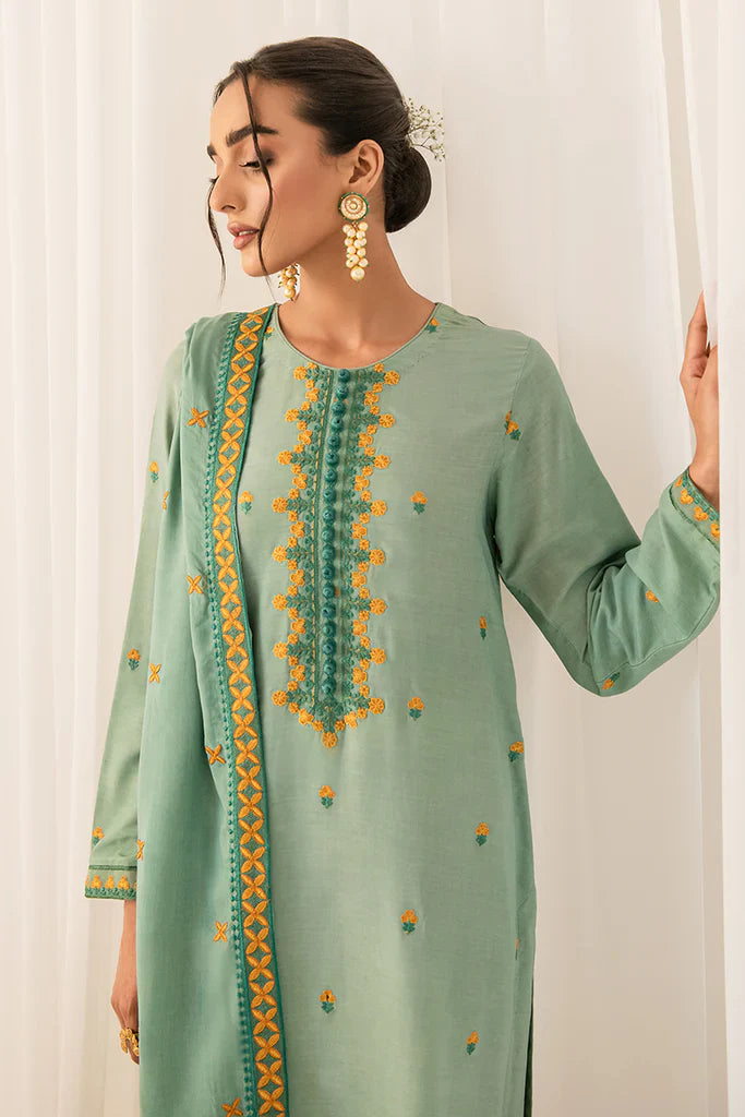 FOREST MINT-2PC (SHIRT & DUPATTA)