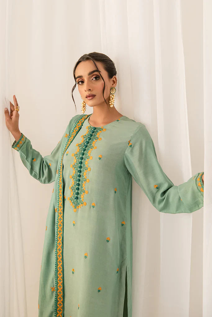 FOREST MINT-2PC (SHIRT & DUPATTA)