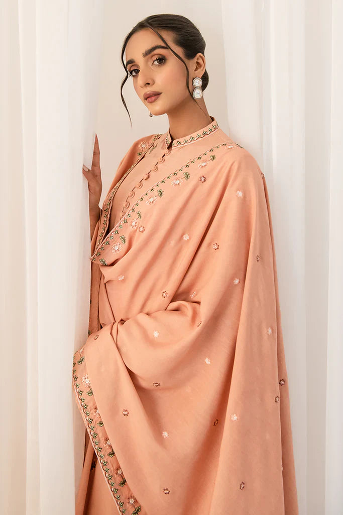 SAND PINK-2PC (SHIRT & DUPATTA)