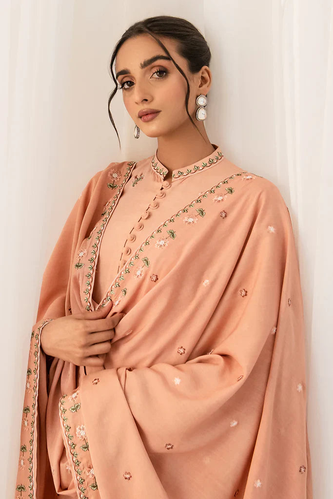 SAND PINK-2PC (SHIRT & DUPATTA)