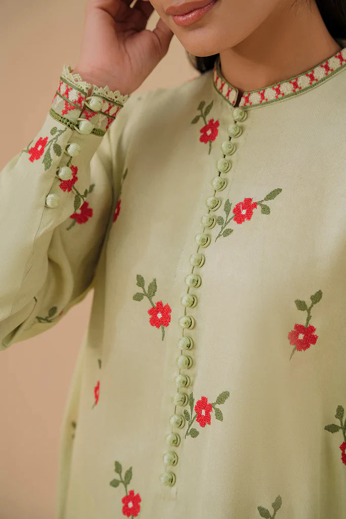 MINT CROZE- EMBROIDERED MARINA SHIRT