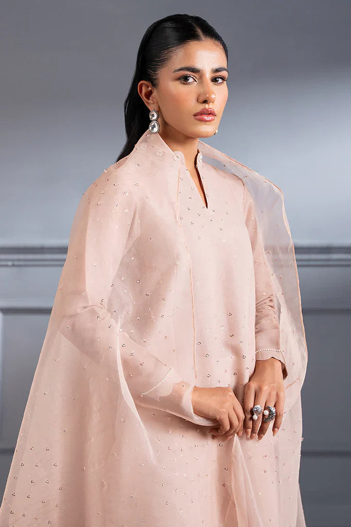 PALE PINK- 2 PC (SHIRT & DUPATTA)