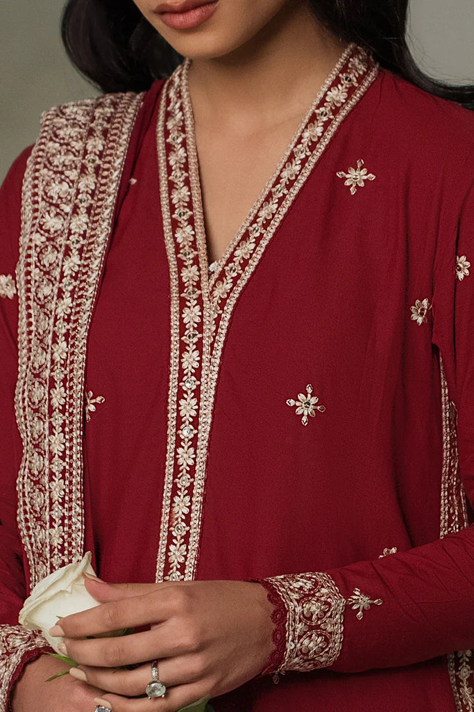 AUTUMN FALL-2 PIECE (SHIRT & DUPATTA)