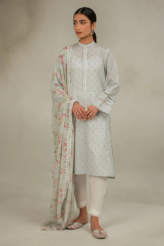 BLUE HAZE-2 PIECE (SHIRT & DUPATTA)