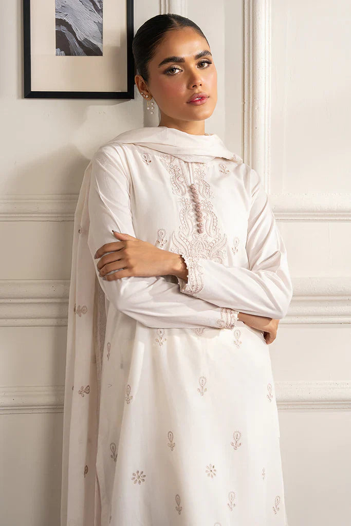 IVORY WHISPER-2 PC (SHIRT & DUPATTA)