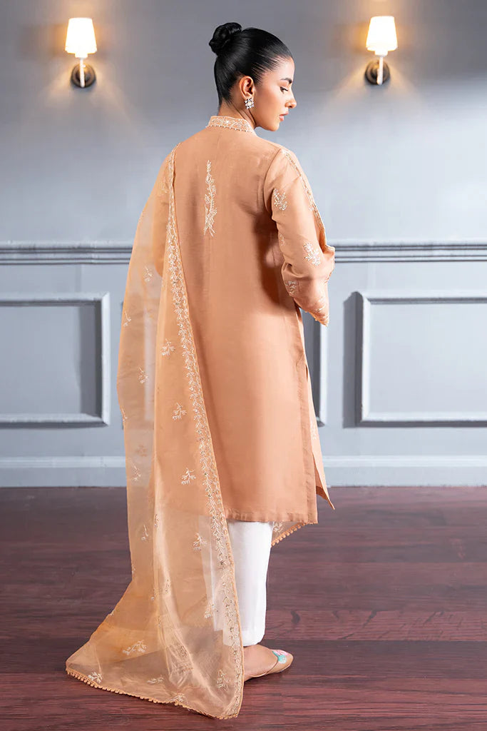 SUBDUED RUST-2 PC (SHIRT & DUPATTA)