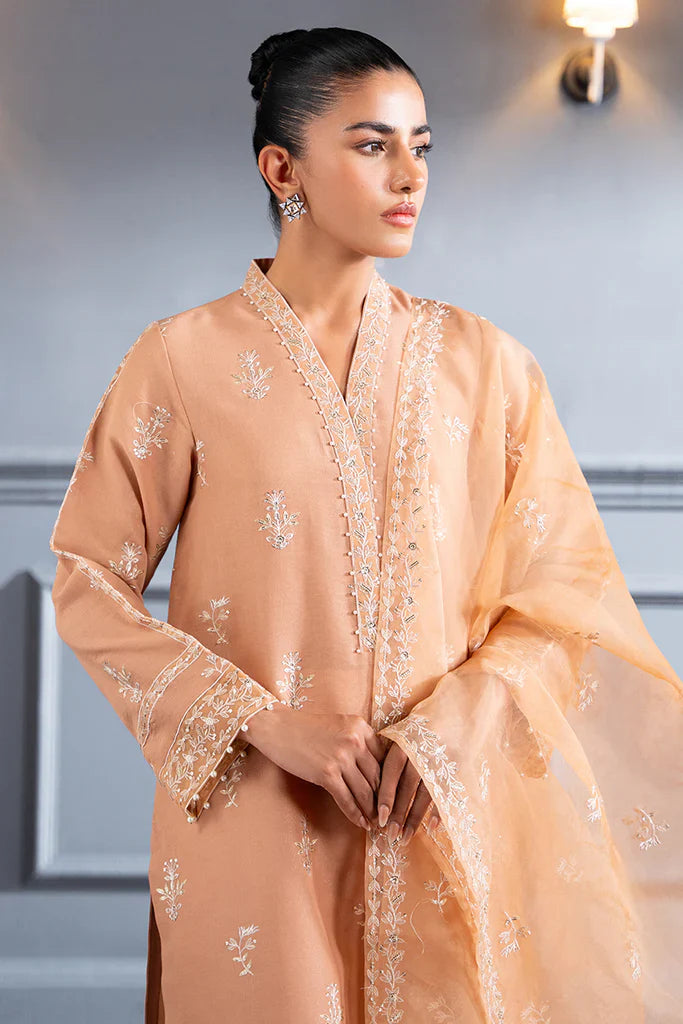 SUBDUED RUST-2 PC (SHIRT & DUPATTA)