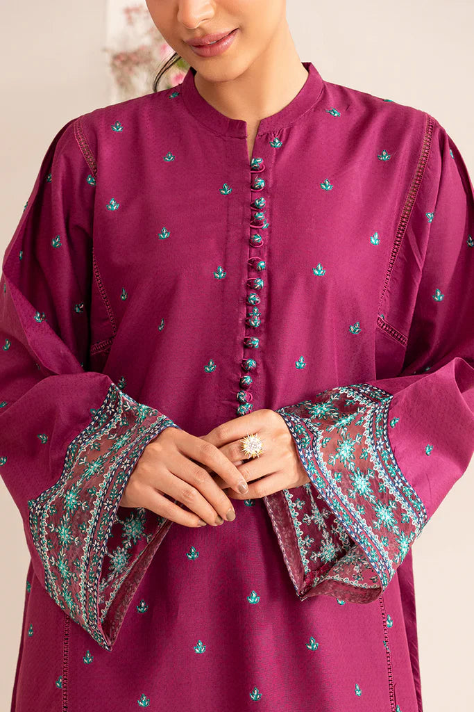 PLUM REGALIA-2 PIECE (SHIRT & TROUSER)