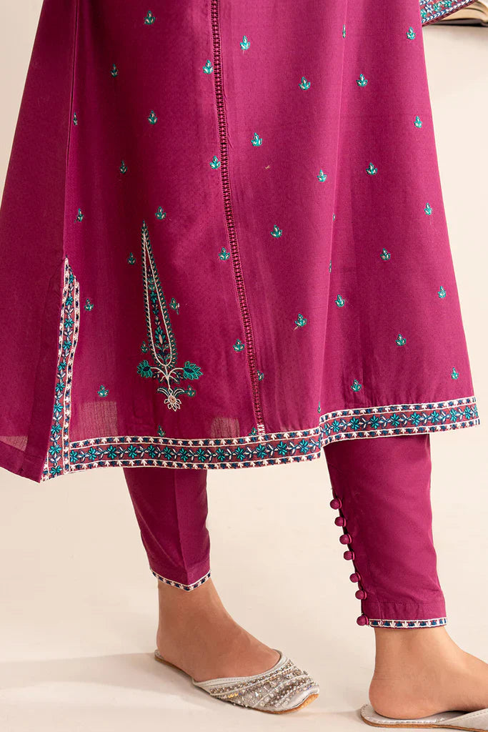 PLUM REGALIA-2 PIECE (SHIRT & TROUSER)