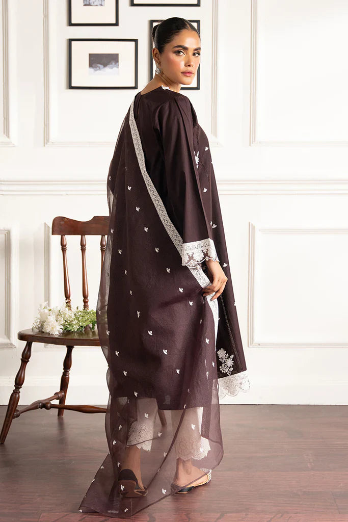 BROWN OCHRE-2 PC (SHIRT & DUPATTA)