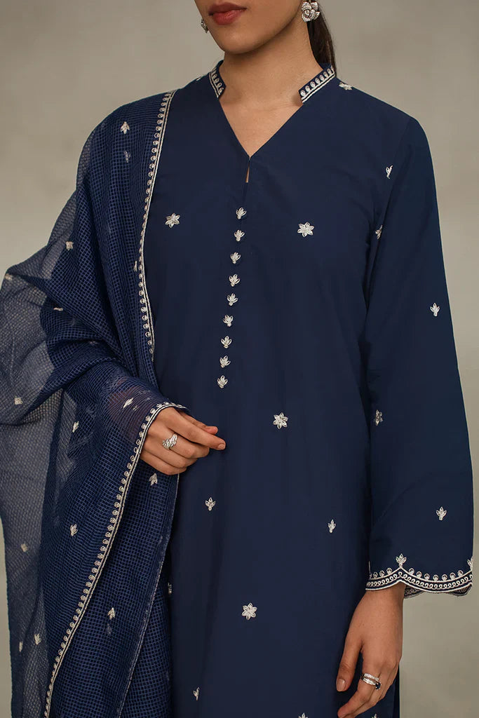 MIDNIGHT PEARL-2 PIECE (SHIRT & DUPATTA)