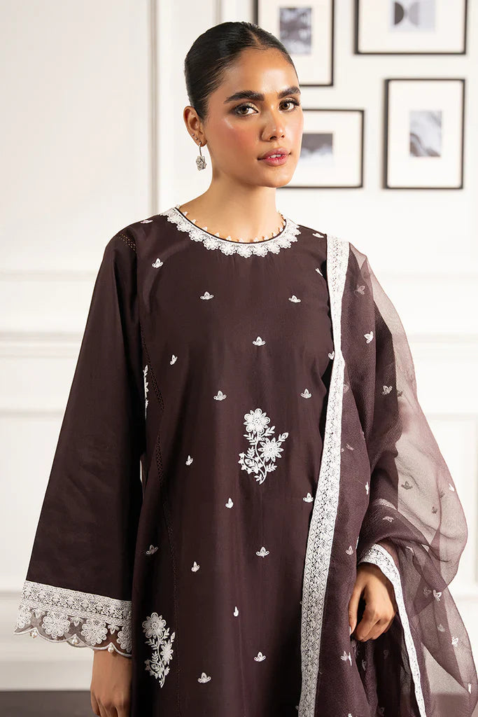 BROWN OCHRE-2 PC (SHIRT & DUPATTA)