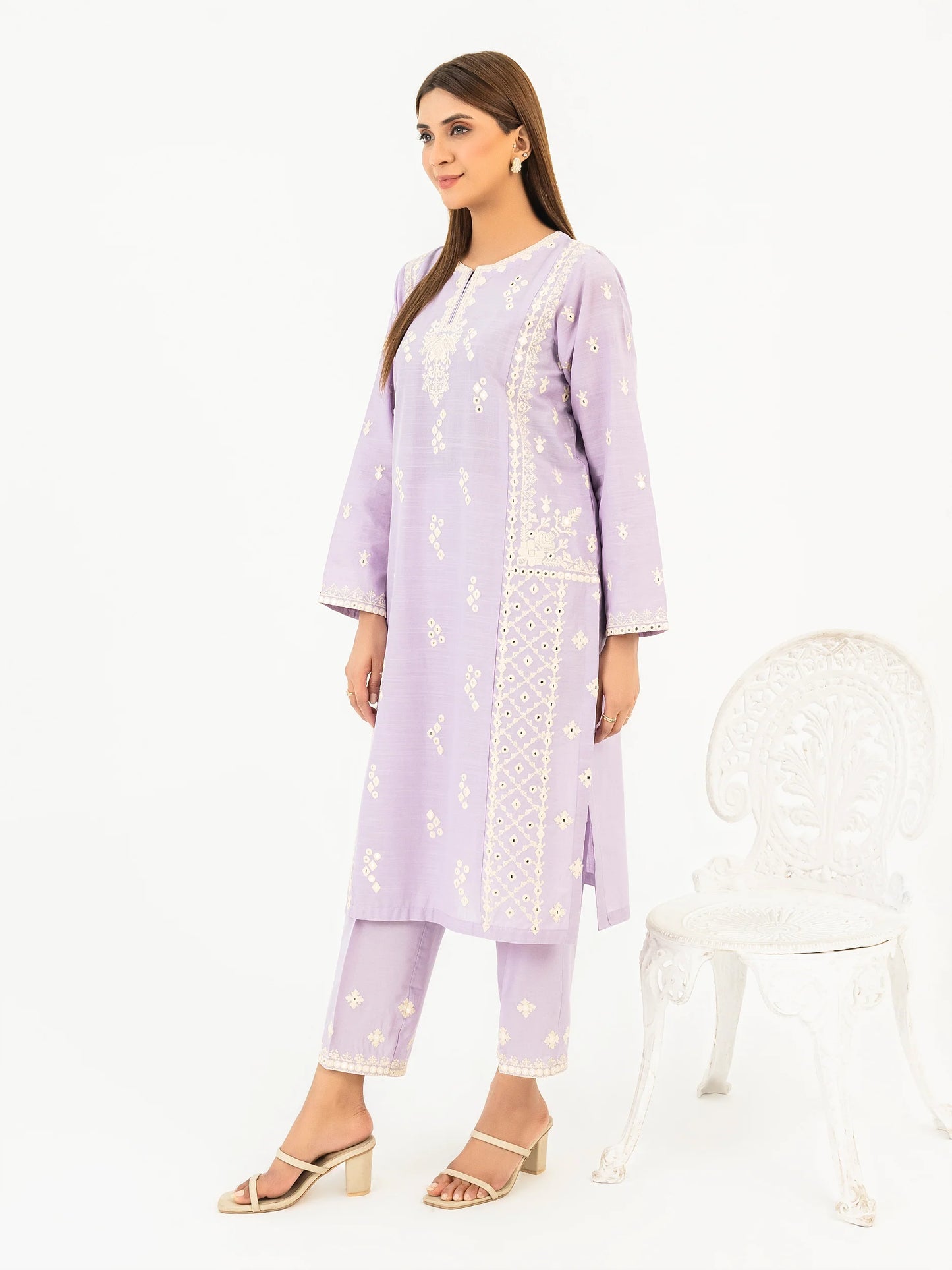 2 Piece Lawn Suit-Embroidered (Pret)