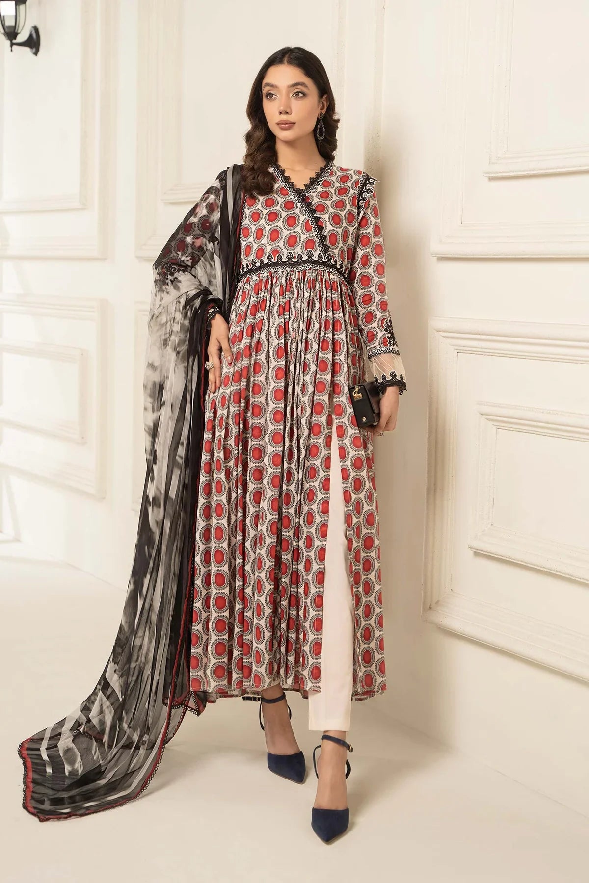 3 Piece Printed Lawn Suit | DW-EF24-51